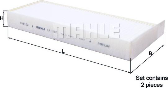 KNECHT LA 1157/S - Auto Part