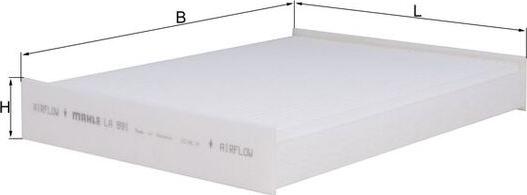 KNECHT LA 891 - Filtrs, Salona