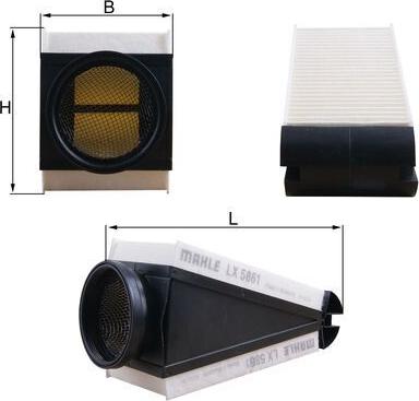 KNECHT LX 5861 - Auto Part