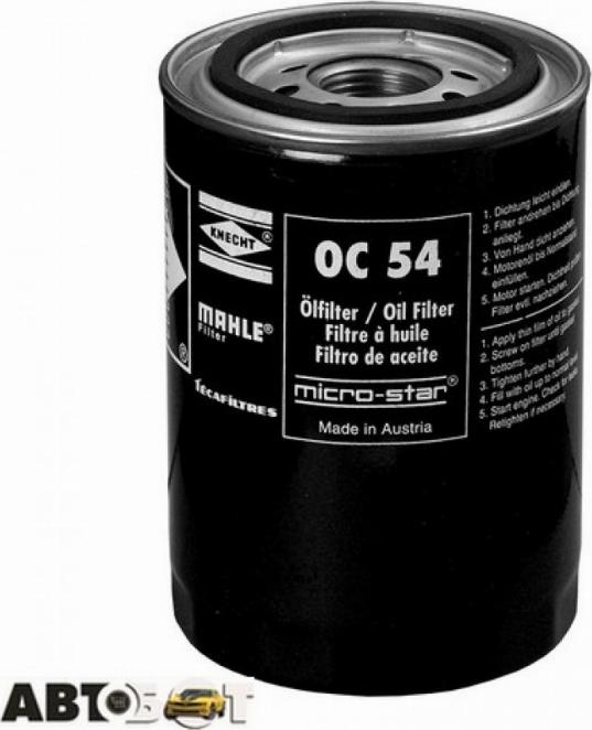 MAHLE OC54 - W940-29 EĻĻAS FILTRS