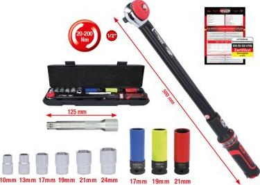KS Tools 516.2400 - 1-2DINAMOMETRISKĀ