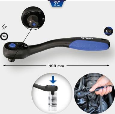 KS Tools BT021900 - 3-8 SPRŪDATSLĒGA