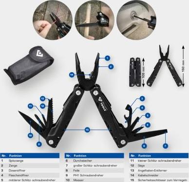 KS Tools BT100903 - DAUDZFUNKCIJU KNAIBLES-