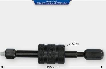 KS Tools BT551120 - DĪZEĻSPRAUSLU IZVILCĒJS