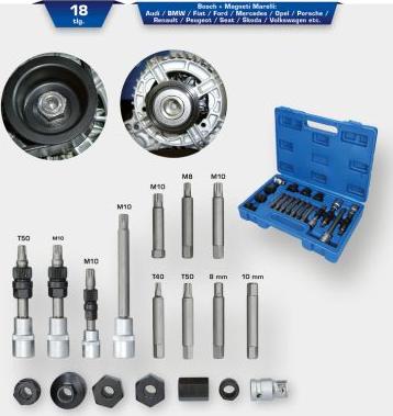 KS Tools BT571020 - ĢENERĀTORU SKRIEMEĻU
