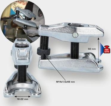 KS Tools BT651017 - LODBALSTU ATSPIEDĒJS
