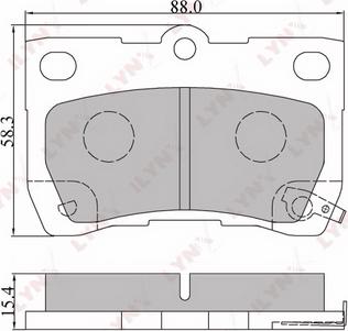 Blue Print ADT342178 - BREMŽU UZLIKAS