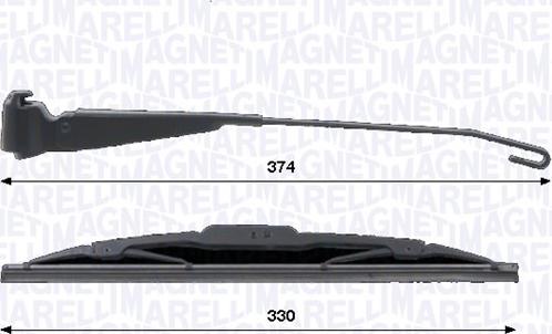 Magneti Marelli 000723180435 - STIKLA TĪRĪTĀJU