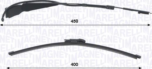 Magneti Marelli 000723180458 - STIKLA TĪRĪTĀJU