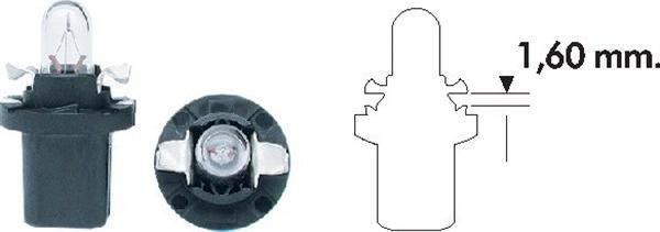 Magneti Marelli 003723100000 - Kvēlspuldze, Instrumentu