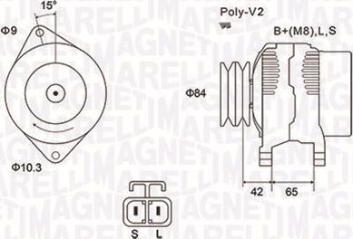 Magneti Marelli 063731530010 - ĢENERATORS 063731530010