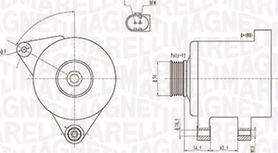 Magneti Marelli 063731546010 - ĢENERATORS 063731546010