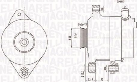Magneti Marelli 063731595010 - ĢENERATORS 063731595010
