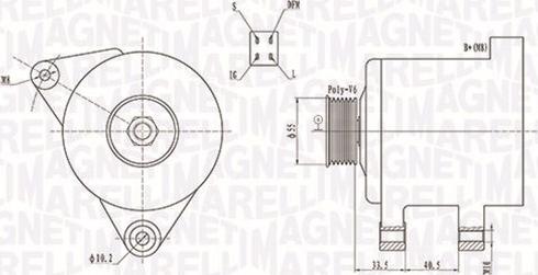 Magneti Marelli 063731605010 - ĢENERATORS 063731605010