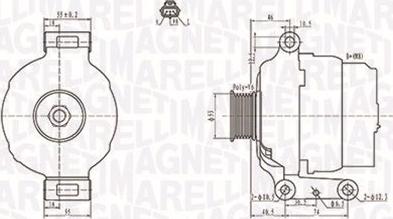 Magneti Marelli 063731636010 - ĢENERATORS 063731636010