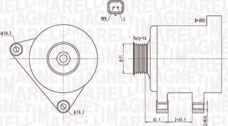 Magneti Marelli 063731741010 - Ģenerators