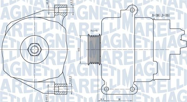Magneti Marelli 063731766010 - ĢENERATORS 063731766010