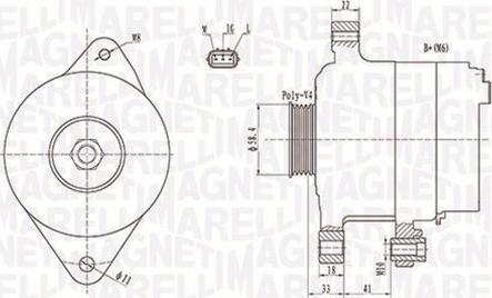 Magneti Marelli 063731793010 - ĢENERATORS 063731793010