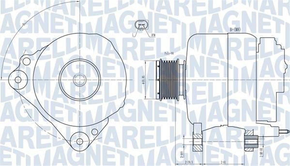 Magneti Marelli 063731810010 - ĢENERATORS 063731810010