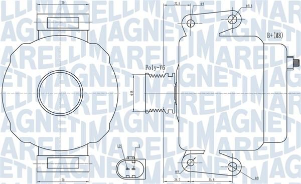 Magneti Marelli 063732007010 - ĢENERATORS 063732007010