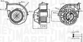 Magneti Marelli 069412761010 - Salona ventilators
