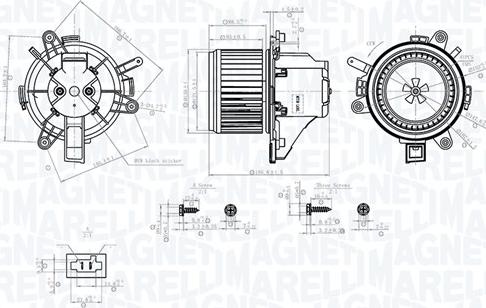 Magneti Marelli 069412779010 - SALONA VENTILATORS