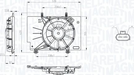 Magneti Marelli 069422734010 - VENTILATORS 069422734010