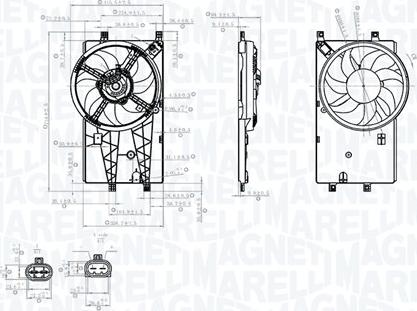 Magneti Marelli 069422904010 - Ventilators, Motora