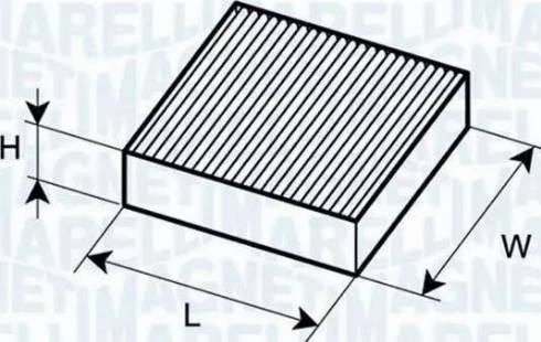 Magneti Marelli 350203065010 - Filtrs, Salona