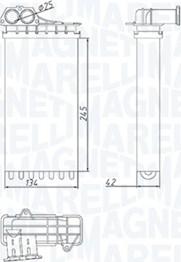 Magneti Marelli 350218436000 - BR436 SALONA