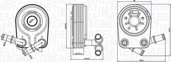 Magneti Marelli 350300000100 - EĻĻAS RADIATORS