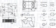 Magneti Marelli 350300001300 - Eļļas radiators
