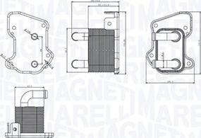 Magneti Marelli 350300002200 - Eļļas radiators