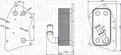 Magneti Marelli 350300002300 - Eļļas radiators