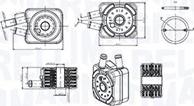 Magneti Marelli 350300003600 - Eļļas radiators