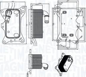 Magneti Marelli 350300006300 - Eļļas radiators