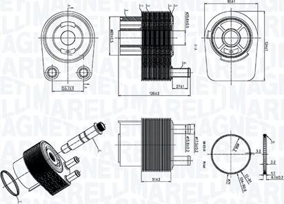 Magneti Marelli 350300006400 - EĻĻAS RADIATORS