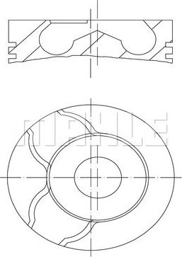 MAHLE 0220900 - 80.01 VIRZULIS