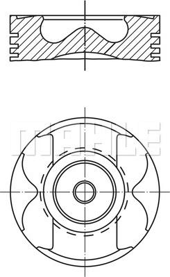MAHLE 0045900 - 88.00 VIRZULIS