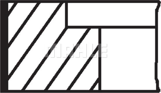 MAHLE 03490N2 - 81.51 GREDZENI