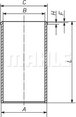 MAHLE 029WV2000 - 79.51 ČAULA