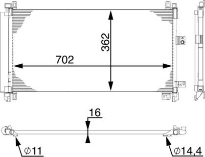 MAHLE AC597000S - Auto Part