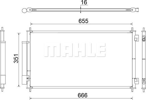 MAHLE AC811000S - Auto Part