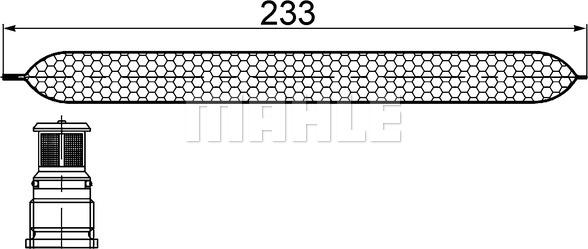 MAHLE AD249000S - Sausinātājs 8847408030 95351