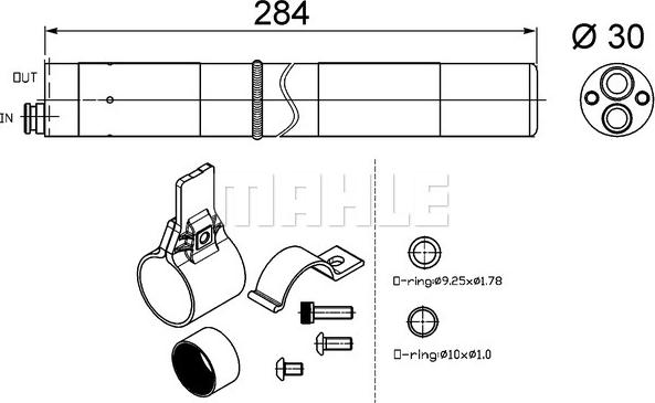 MAHLE AD251000S - Auto Part