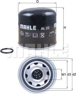 MAHLE AL22 - GAISA SAUSINĀTĀJA FILTRS