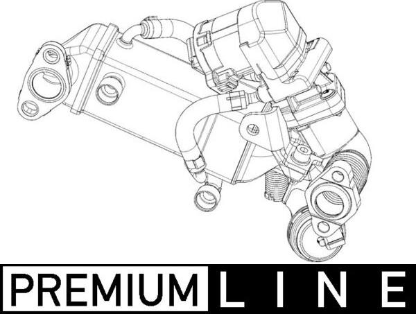 MAHLE CE10000P - EGR DZESĒTĀJS 11717805446