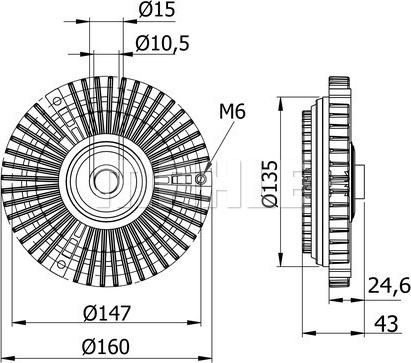 MAHLE CFC52000S - Auto Part