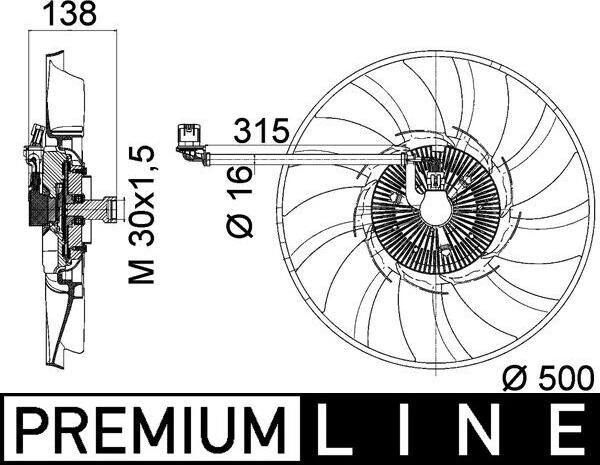 MAHLE CFF471000P - Auto Part