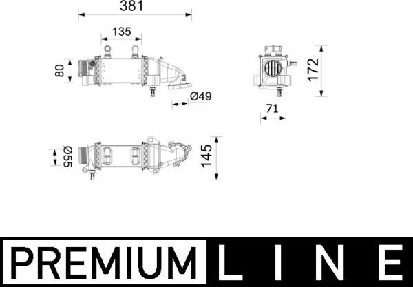 MAHLE CI739000P - INTERCOOLER CI 739